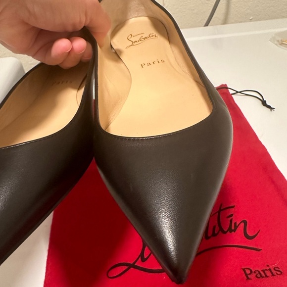 Christian Louboutin black flats, size 39 (fit like size 8 to me) - Picture 8 of 12